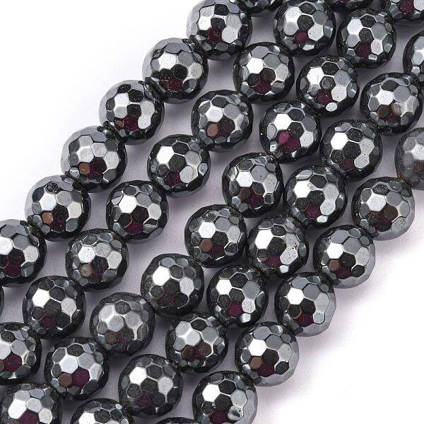 Non-Magnetic Synthetic Hematite Beads Strands