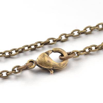 Iron Cable Chain Necklace Making