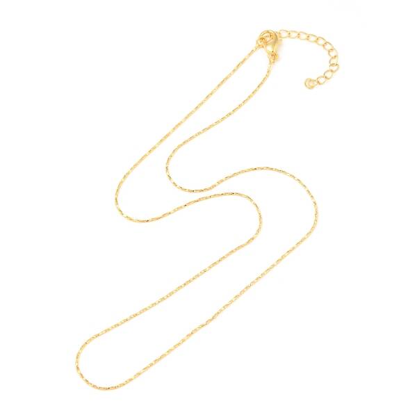 Gold Plated Tin Alloy Snake Chain Fine Necklaces