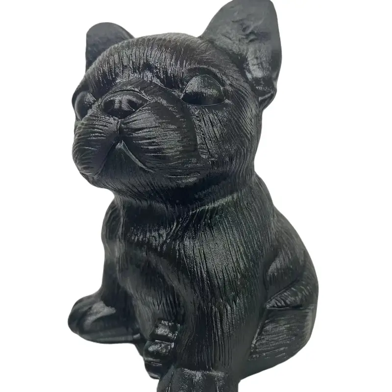 big black obsidian buldog Decor Bulldog