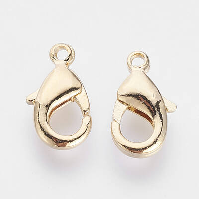 Brass Lobster Claw Clasps