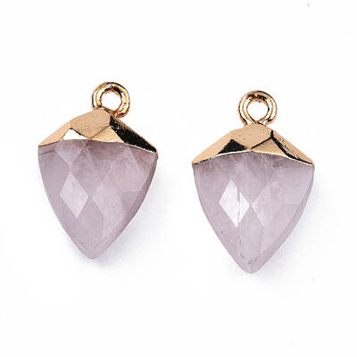 Natural Rose Quartz Pendants