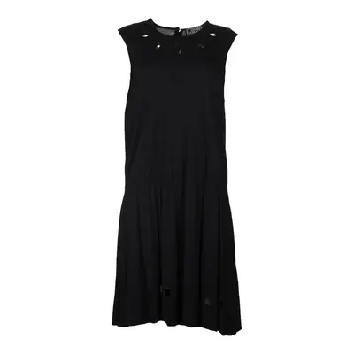 Gianni Versace Mini Dress - Medium Black Viscose Blend