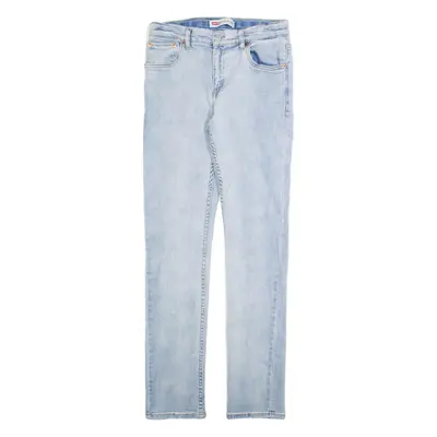 LEVI'S 512 Boys Jeans Blue Slim Tapered W28 L32