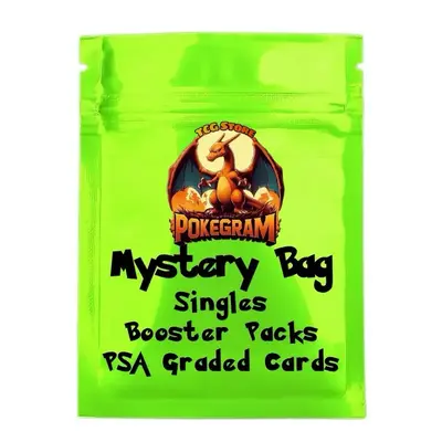 PokeGram Pokémon Mystery Repack - Singles, PSA Graded Slabs, and Booster Packs