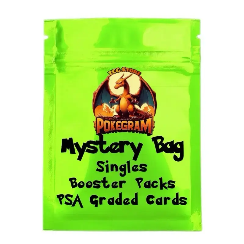 PokeGram Pokémon Mystery Repack - Singles, PSA Graded Slabs, and Booster Packs