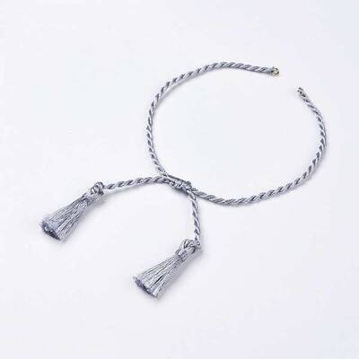 Polyester DIY Braided Bracelet Making