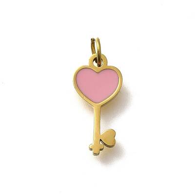 304 Stainless Steel Enamel Charms