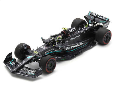 Mercedes-AMG F1 W14 E Performance #44 Lewis Hamilton Petronas 3rd Place Formula One F1 British GP (2023) with Acrylic Display...