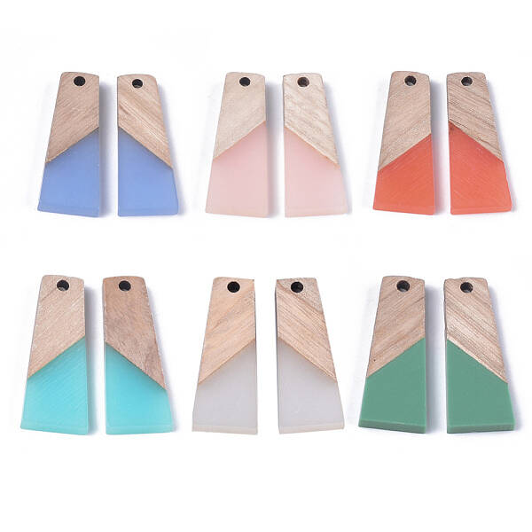 Resin & Wood Pendants