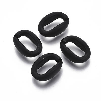 Spray Painted CCB Plastic Linking Rings