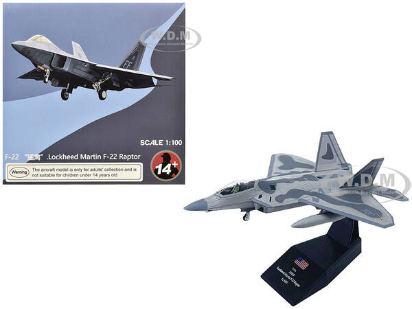 Lockheed Martin F-22A Raptor Stealth Aircraft 27th Figher Squadron, 1st Operations Group, Langley AFB (2005) United States ...