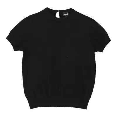 Dolce & Gabbana Top - Medium Black Cotton | Size: medium