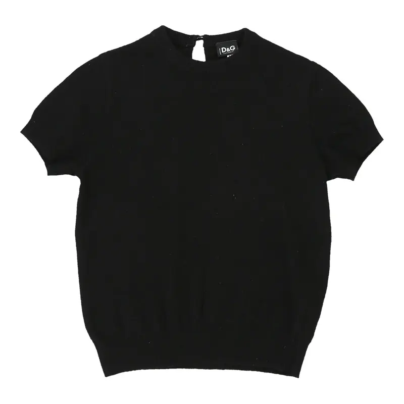 Dolce & Gabbana Top - Medium Black Cotton | Size: medium