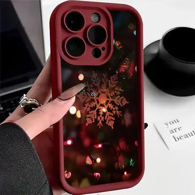 Creative Snowflake Pattern Phone Case, Soft TPU Shockproof Phone Case, Anti-drop Phone Protective Cover, Phone Accessories fo...