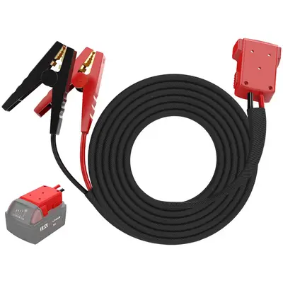 Jumper Cables for Milwaukee M18 Batteries, 8 Gauge 6.5 Ft Car Battery Jump Starter, Heavy Duty Automotive Booster Cables for ...