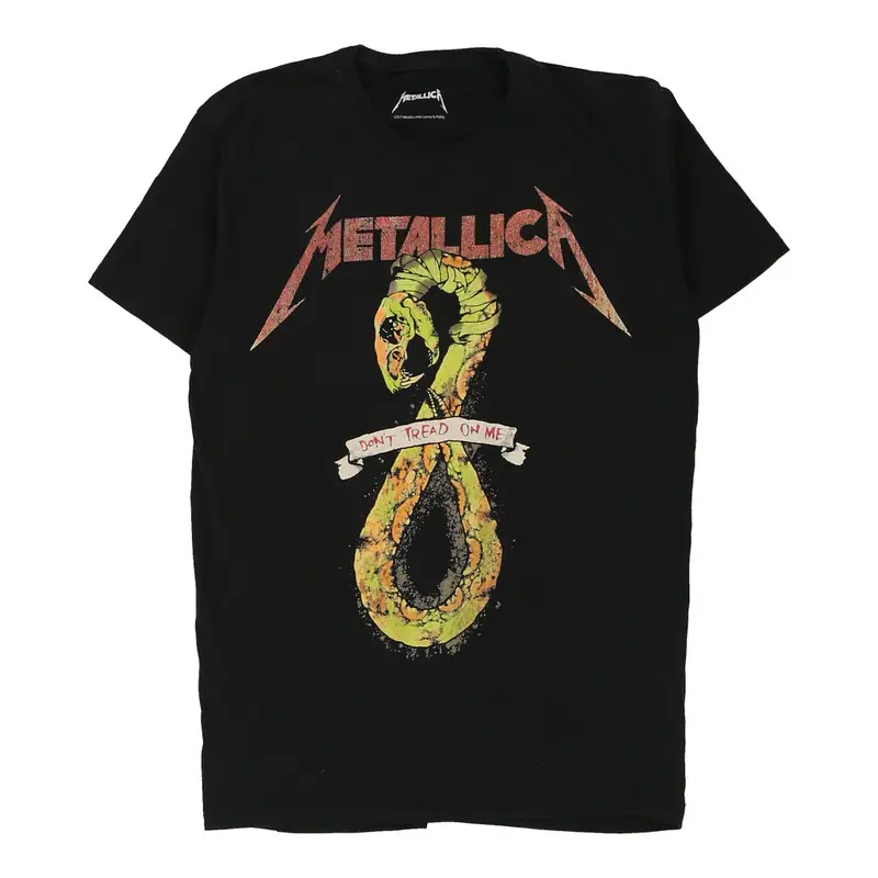 Don’t Tread On Me Metallica Band T-Shirt - Small Black Cotton