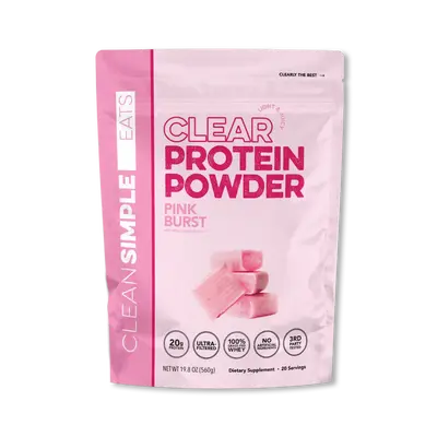 Clear Protein Powder: Pink Burst (20 Serving)