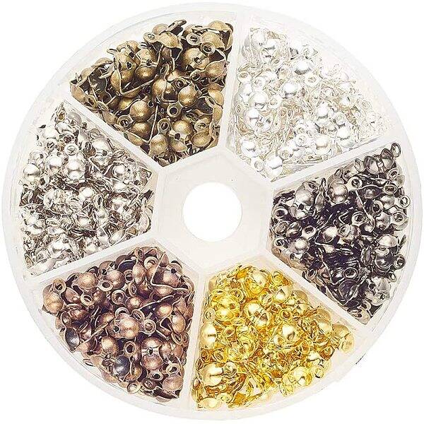 Brass End Bead Tips Knot Covers