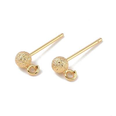 Brass Stud Earring Findings