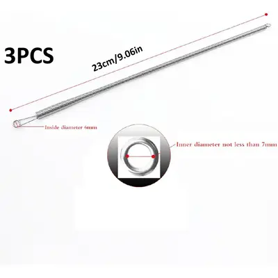 3PCS Spring Loop Threader, Bendable Multi-Purpose Cord Threading Tool for Eyelets, Elastic and Lace