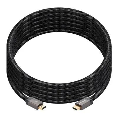 42687 Monoprice 8K Certified Ultra High Speed HDMI Cable Braided 8K-60Hz 4K-120Hz 48Gbps HDR VRR CL2 In-Wall Rated 10ft Black...