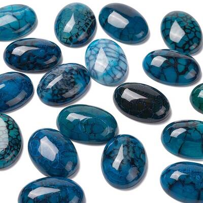 Natural Dragon Veins Cabochons