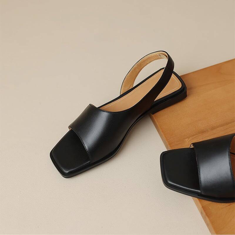 CHIKO Maricarmen Open Toe Block Heels Flats Sandals
