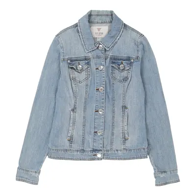 Guess Denim Jacket - Medium Blue Cotton | Size: medium