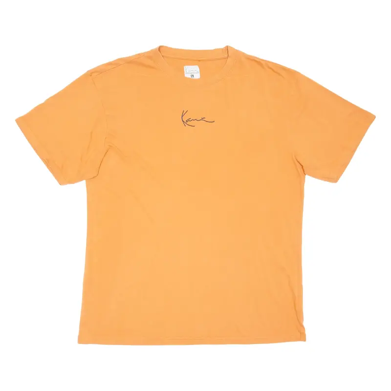 KARL KANI Mens T-Shirt Orange L