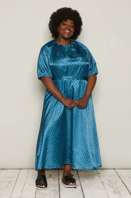 Flosi Dress (Blue) | size: XS