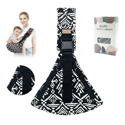 Baby Sling Carrier - 2025 New Non-Slip Hip Seat Carrier, Adjustable for 0-36 Months, Portable Lightweight Cotton, Suitable fo...