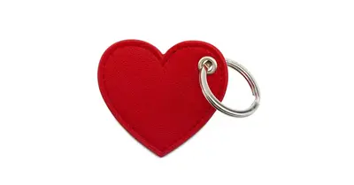 Watson & Wolfe x Ethel Loves Me - Heart Keyring in Red
