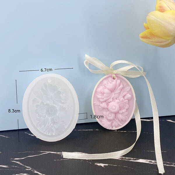 Flower Food Grade DIY Pendant Silicone Molds
