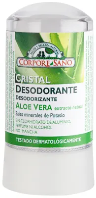 Corpore Mineral Deodorant Aloe 60 g Potassium Alum and Aloe Ve