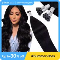 LaaVoo I Tip Hair Extensions Real Human Hair Pre Bonded Extensions human hair 50 Gram Summervibes