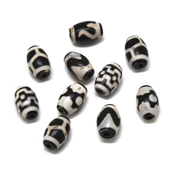 Tibetan Style dZi Beads