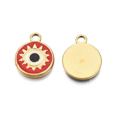 304 Stainless Steel Enamel Pendants