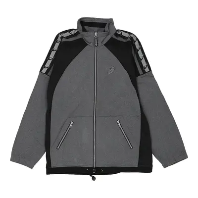 Asics Track Jacket - Medium Grey Polyester