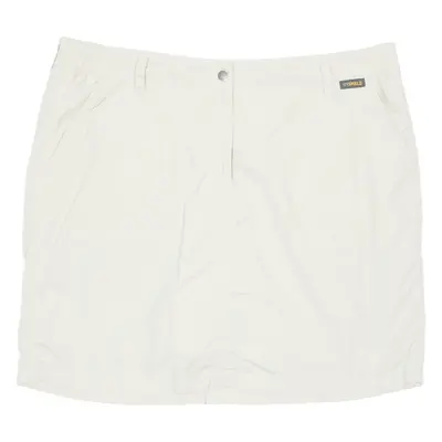 JACK WOLFSKIN Womens Straight Skirt Beige Short UK 16