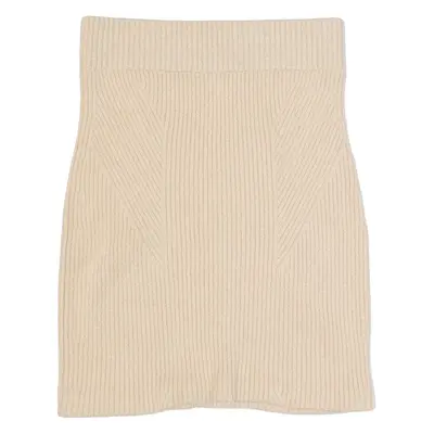 BURBERRY Womens Bandage Skirt Beige Short Linen S
