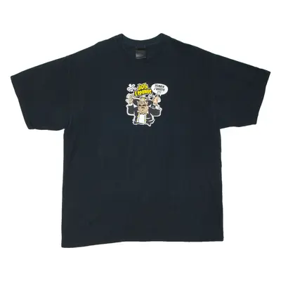 KANA BEACH Job L'eponge Mens T-Shirt Black XL