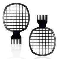 2Pcs Upgraded Twist Combs Hair Sponge Brush, Superior to Hair Sponge for Curls in Men and Women, Dual-sided Design, ABS Mater...
