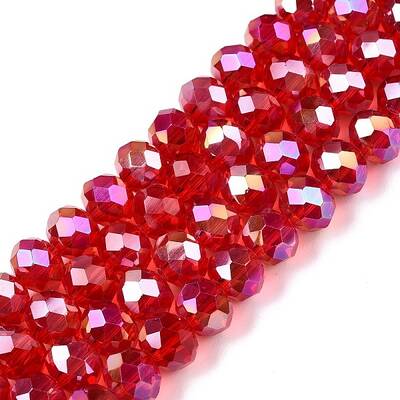 Electroplate Glass Beads Strands