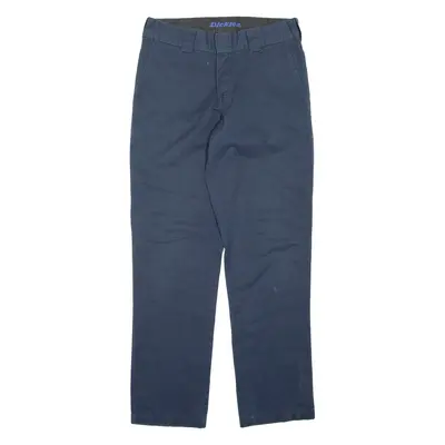 DICKIES FLEX Mens Trousers Blue Regular Straight W30 L31