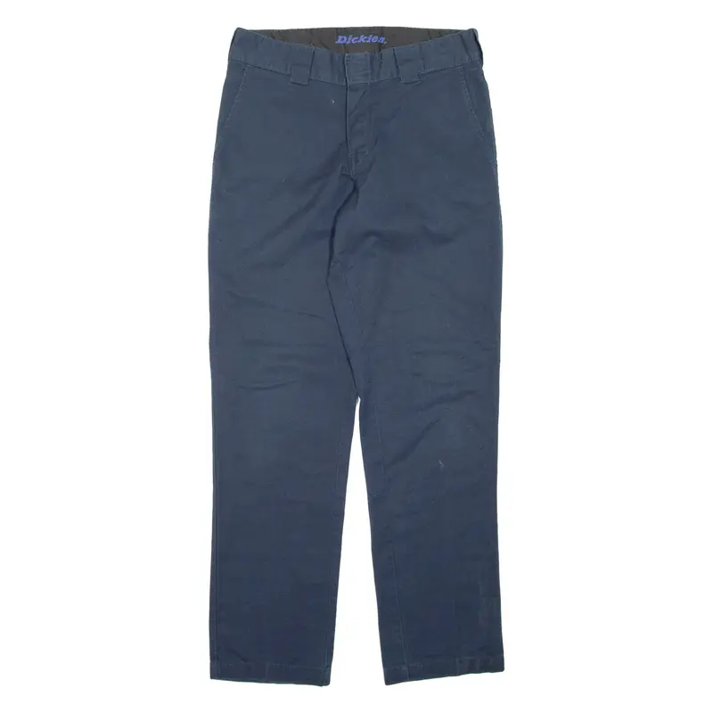 DICKIES FLEX Mens Trousers Blue Regular Straight W30 L31