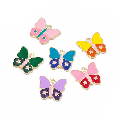 Alloy Enamel Pendants