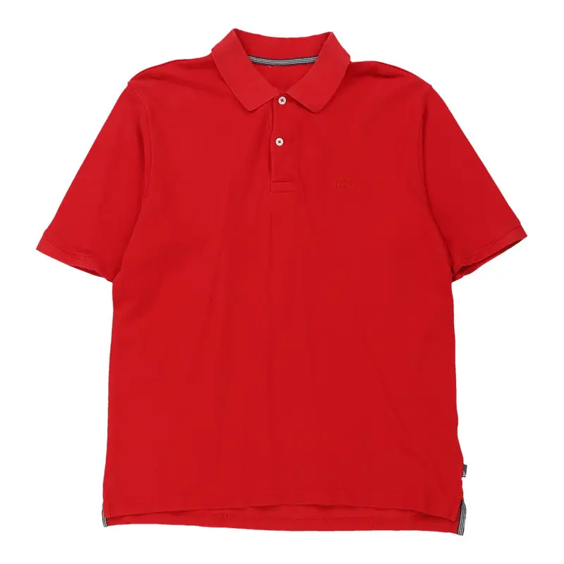 Adidas Polo Shirt - XL Red Cotton