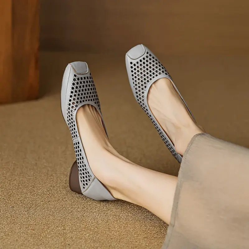 CHIKO Kadeejah Square Toe Block Heels Pumps Shoes