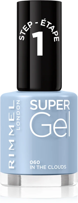 Smalto per unghie Rimmel London Super Gel 060-In The Clouds 12 ml